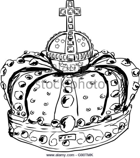 476x540 Crown Cut Out Stock Vector Images