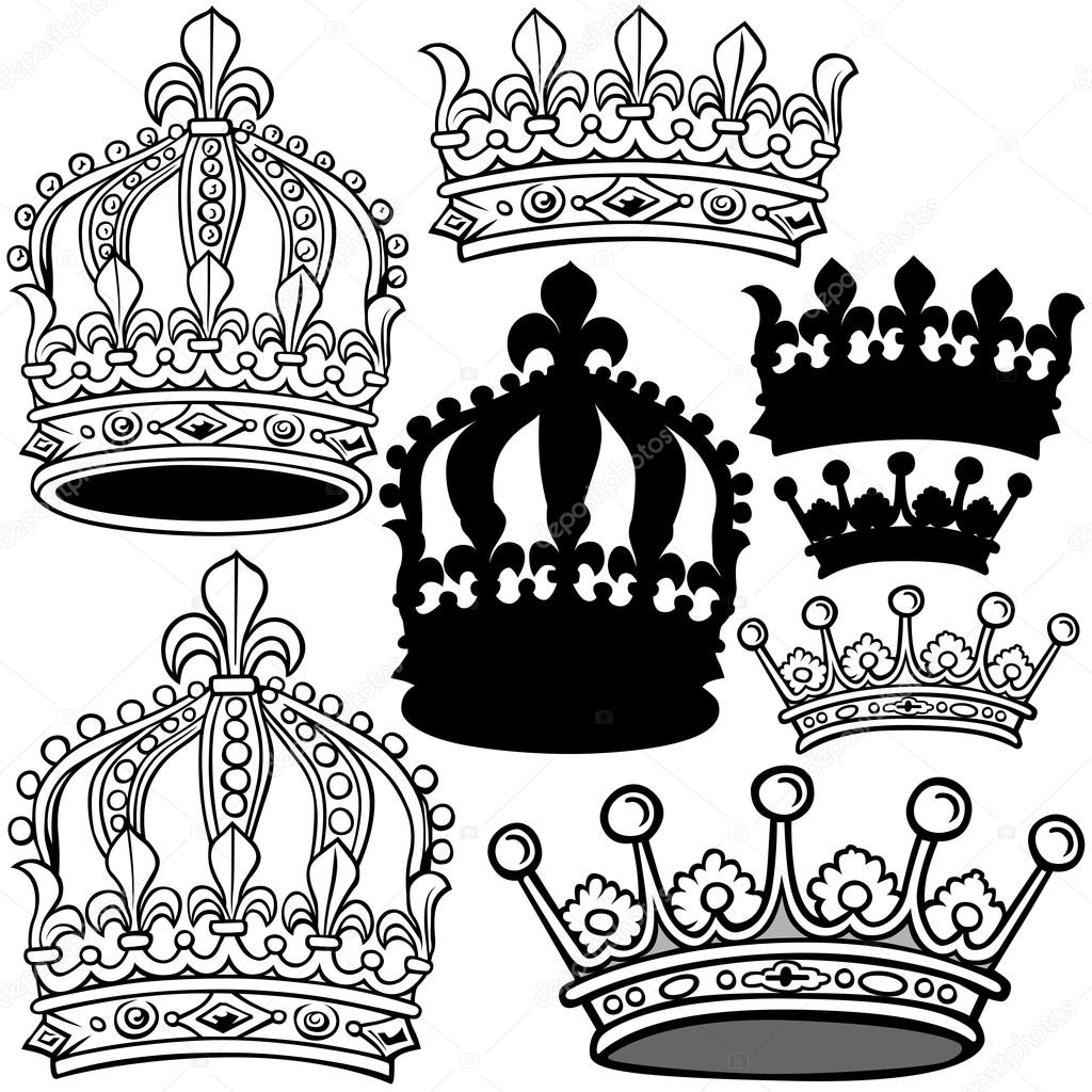 1024x1024 Royal Crown Stock Vector Dero2010
