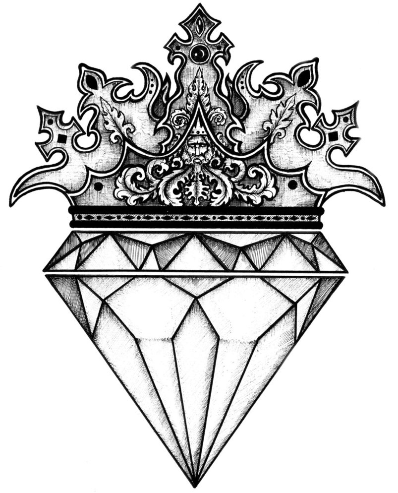 803x994 Diamond Crown By Luciananedelea