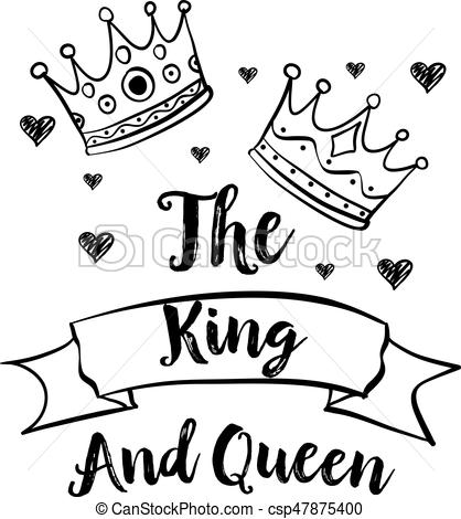 418x470 Drawings Of King And Queen Crowns