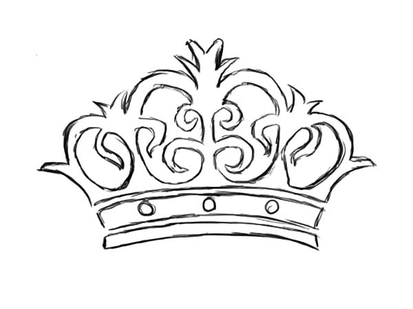 600x450 Picture Of Crown Coloring Pages