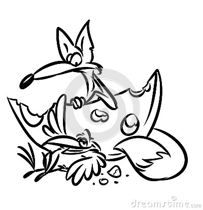 400x414 Fable Fox Crow Cheese Crows, Foxes