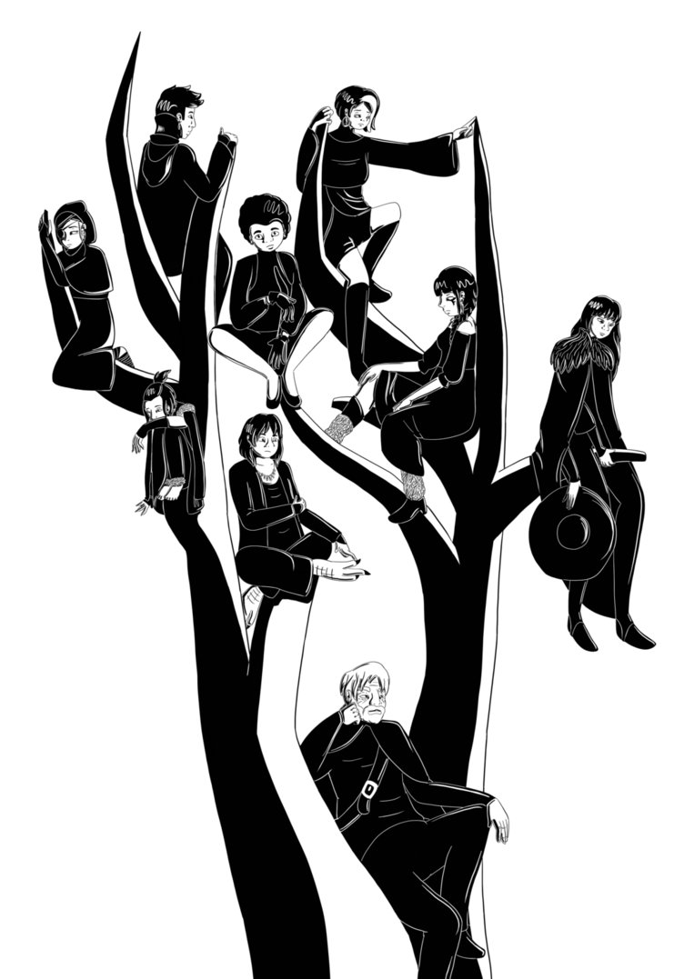 741x1077 9 Crows By Beckimaginative