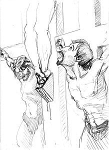 218x300 Crucifixion Drawings