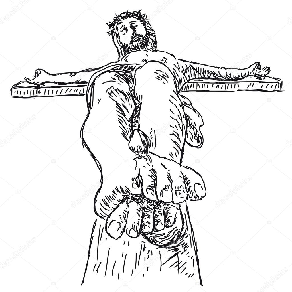 1024x1024 Crucifixion Stock Vector Robodread
