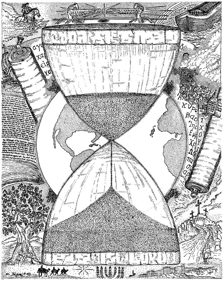 714x900 Hourglass Drawing By Glenn Mccarthy Art And Photography