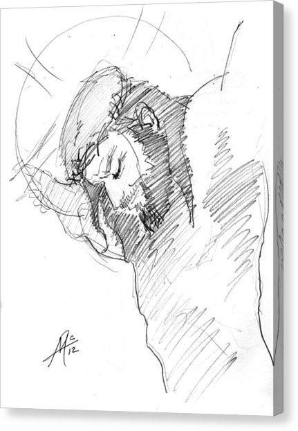 431x622 Crucifixion 3 Drawing By Miguel De Angel