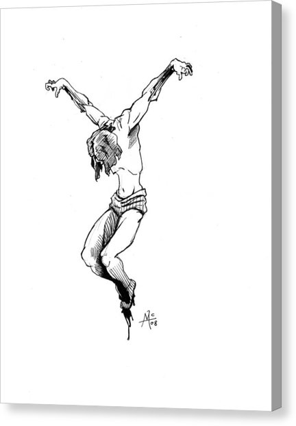 432x622 Crucifixion 1 Drawing By Miguel De Angel