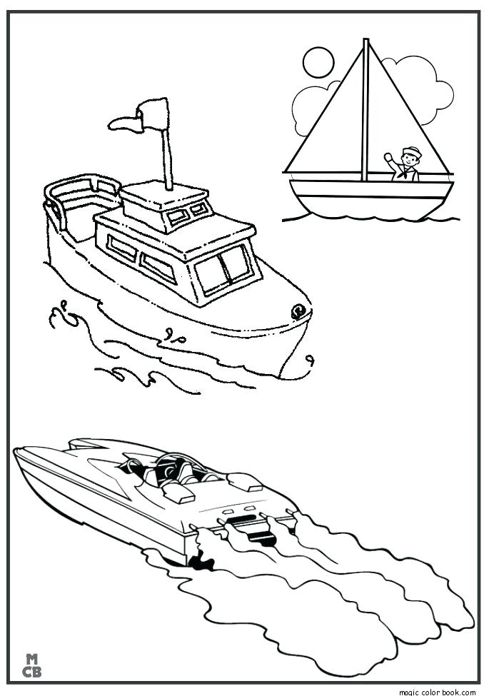 685x975 Cruise Ship Coloring Page Best Speed Boat Coloring Pages For Your