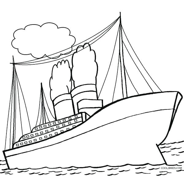 600x574 Cruise Ship Coloring Pages Convobox.co