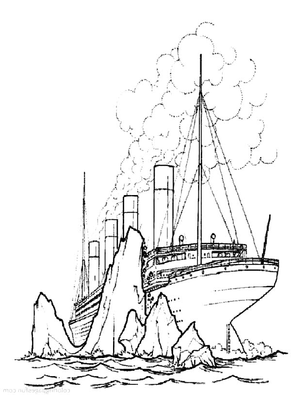 600x814 Coloring Pages Breathtaking Titanic Coloring Page Cruise Ship