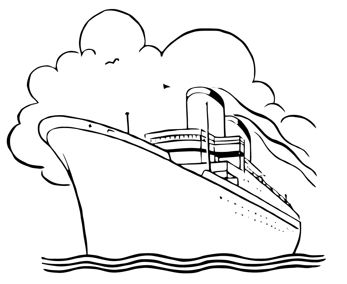 1105x905 Free Vector Art Cruise Ship Images