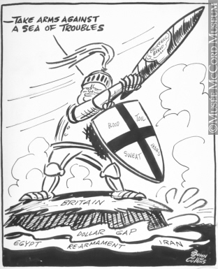312x385 M965.199.7755 The Crusader. Drawing, Cartoon John Collins
