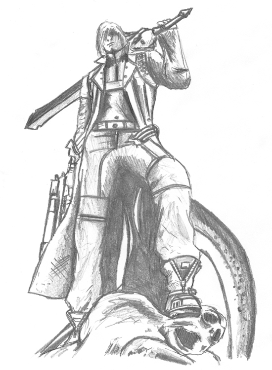 550x750 Dante, Devil May Cry 3 By Rathan Marxx