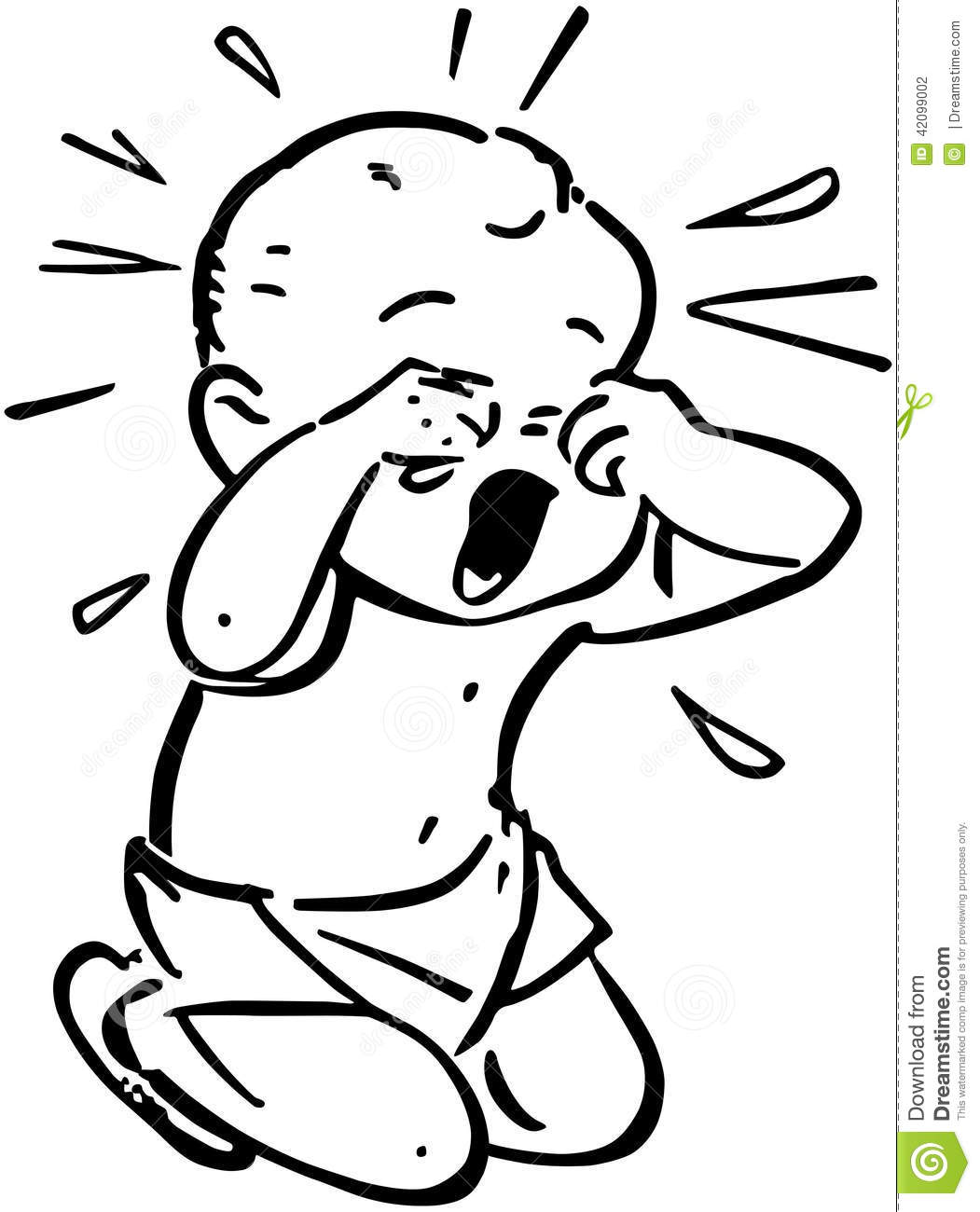 1051x1300 Child Crying Clipart Black And White