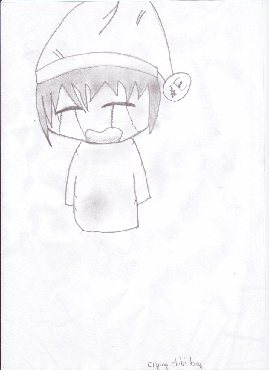900x1236 Crying Chibi Boy Soo Cuteee By Shadowpainter13