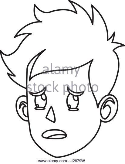 412x540 Happy Boy Drawing Sad Face Stock Photos Amp Happy Boy Drawing Sad