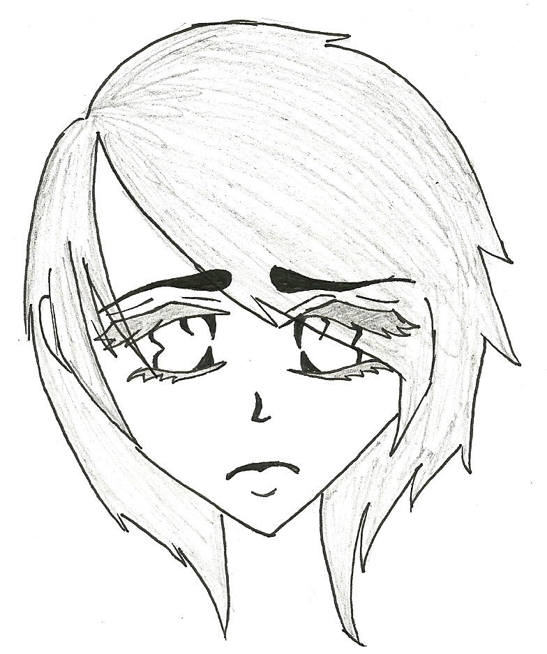 784x938 Crying Girl By Abbie Raptor