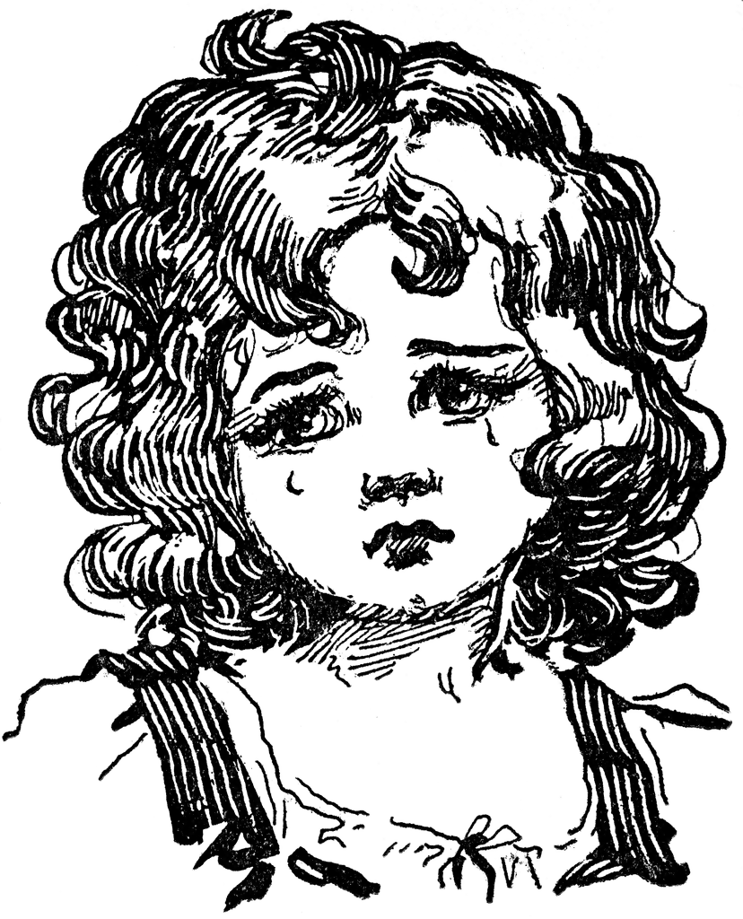 828x1024 Crying Girl Clipart Etc