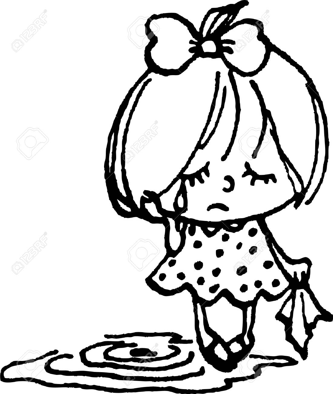 1101x1300 Crying Girl Royalty Free Cliparts, Vectors, And Stock Illustration