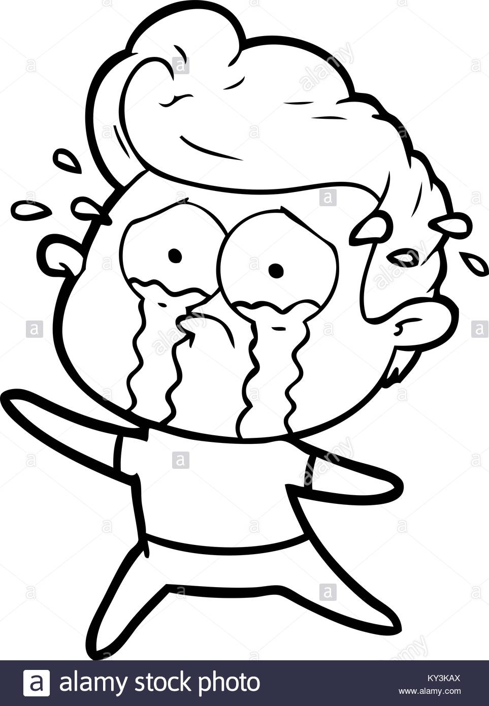 963x1390 Dancing Crying Man Stock Vector Art Amp Illustration, Vector Image