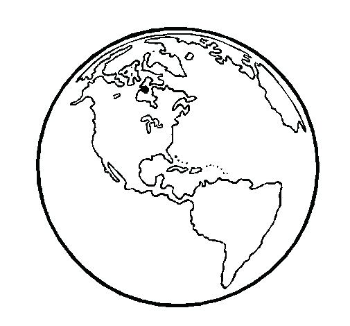 505x470 Planet Earth Coloring Pages Globe Page Printable Escap On Snow
