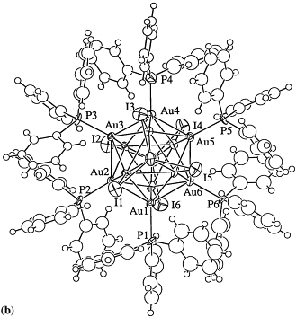 330x353 Molecular And Crystal Structure Of An Iodo Gold Silver Platinum
