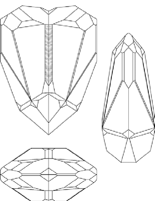 508x659 Crystal Drawings Of Hematite Twin On {012} From The N'Chwaning No
