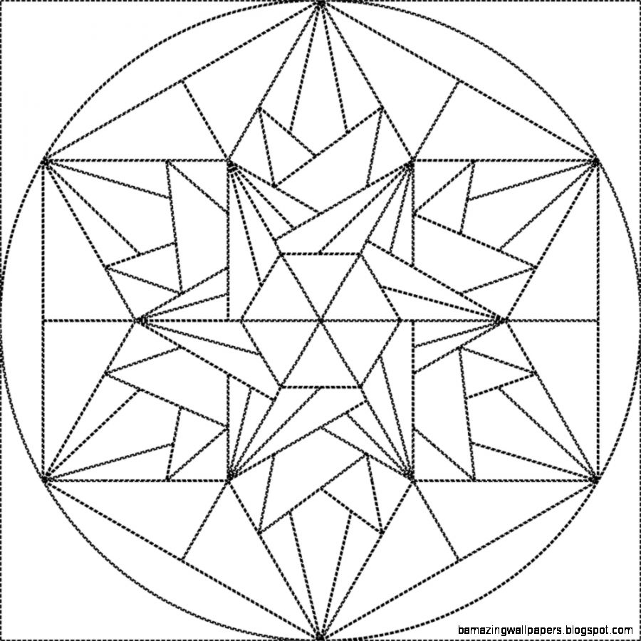 900x900 Geometric Crystal Drawing Amazing Wallpapers