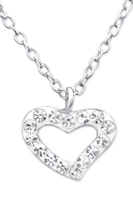 430x661 Crystal Heart Necklace Mya Grace