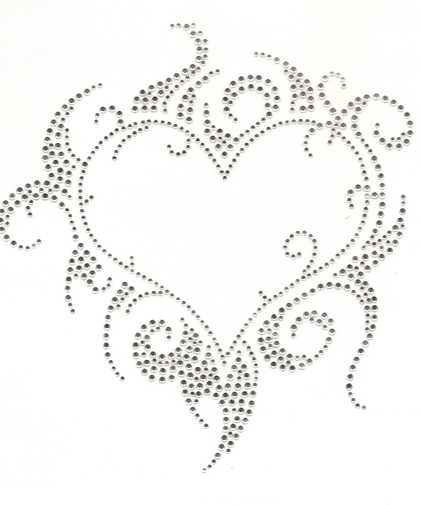 1347x1615 Tribal Crystal Heart