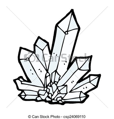 450x470 Comic Cartoon Crystals. Retro Comic Book Style Cartoon Vector