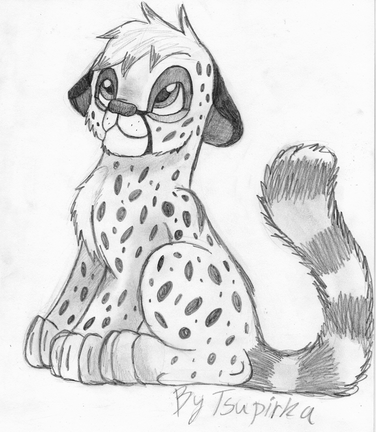 738x847 Cheetah Cub Tlk Style By Freckledbastard