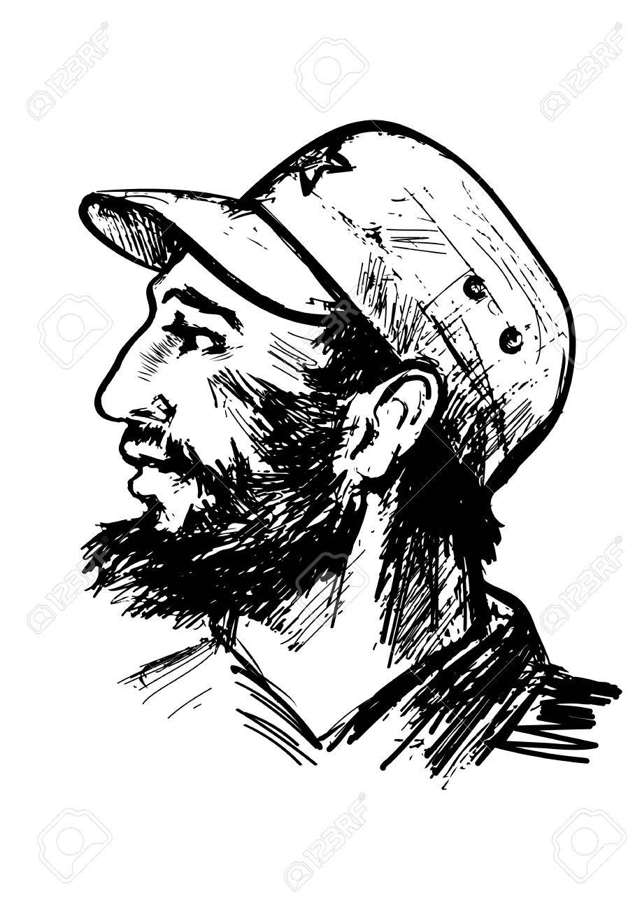 918x1300 November 26, 2016. Portrait Of Fidel Castro. Cuban Politician