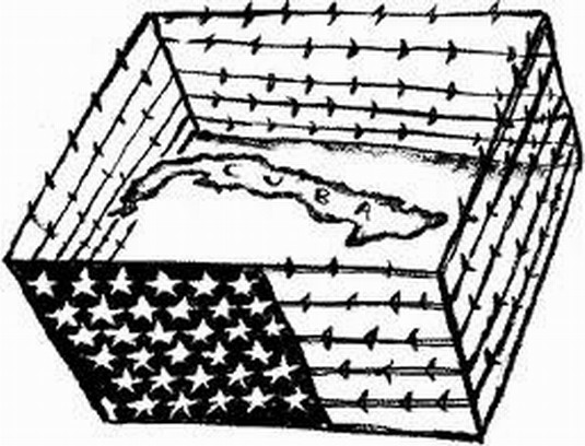 535x408 Cuban Youth Carry Out An Event Vs. Us Blockade