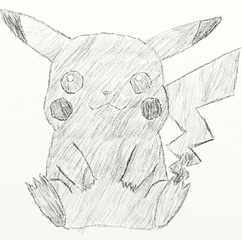 1024x1018 Pikachu Drawing By Kickled Cubicle