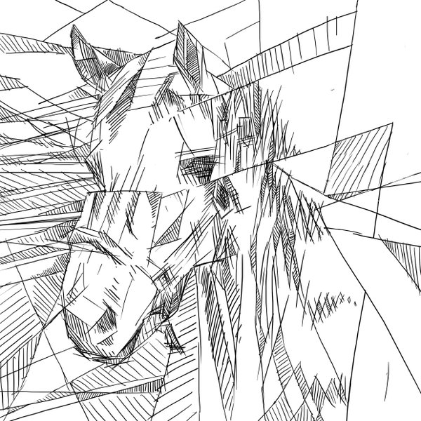 600x600 Ian Henry Durneen On Twitter Cubist Horse