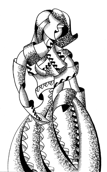 375x600 Cubism Original Art Paintings