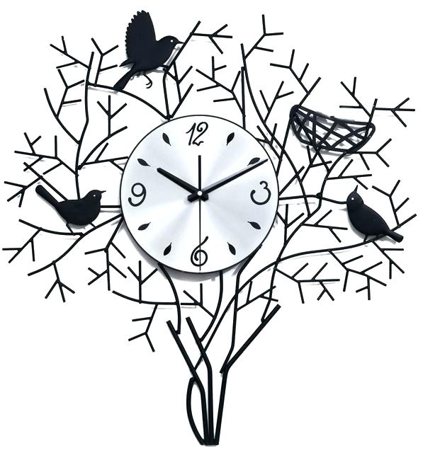 597x640 Bird Wall Clocks Venicepines.co