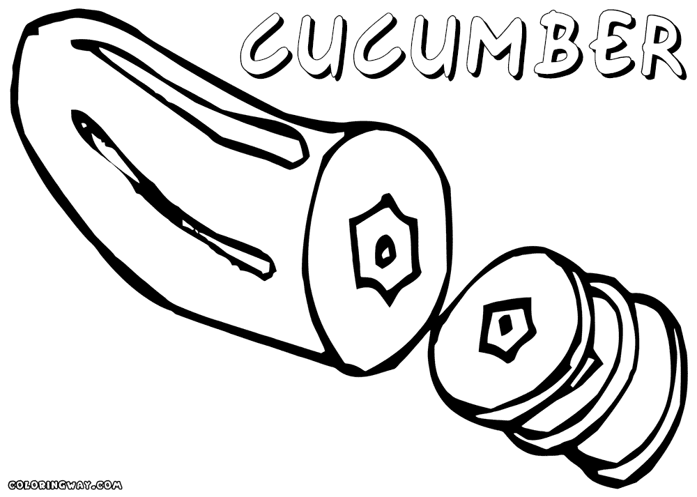 1000x713 Cucumber Coloring Pages Nice Coloring Pages For Kids