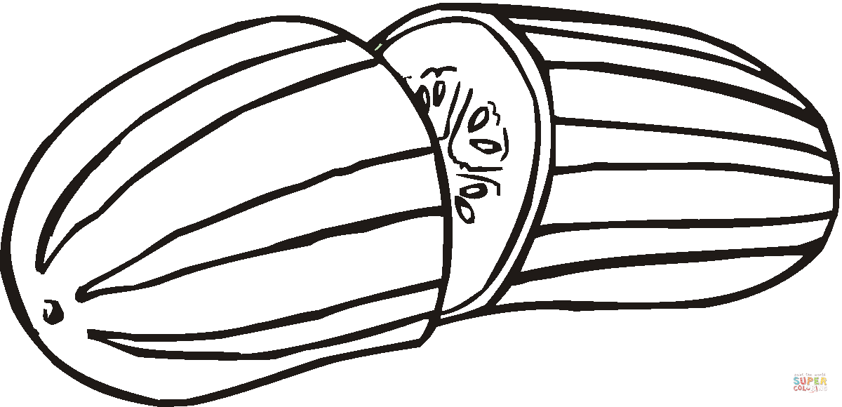 1200x580 Cucumber 1 Coloring Page Free Printable Coloring Pages