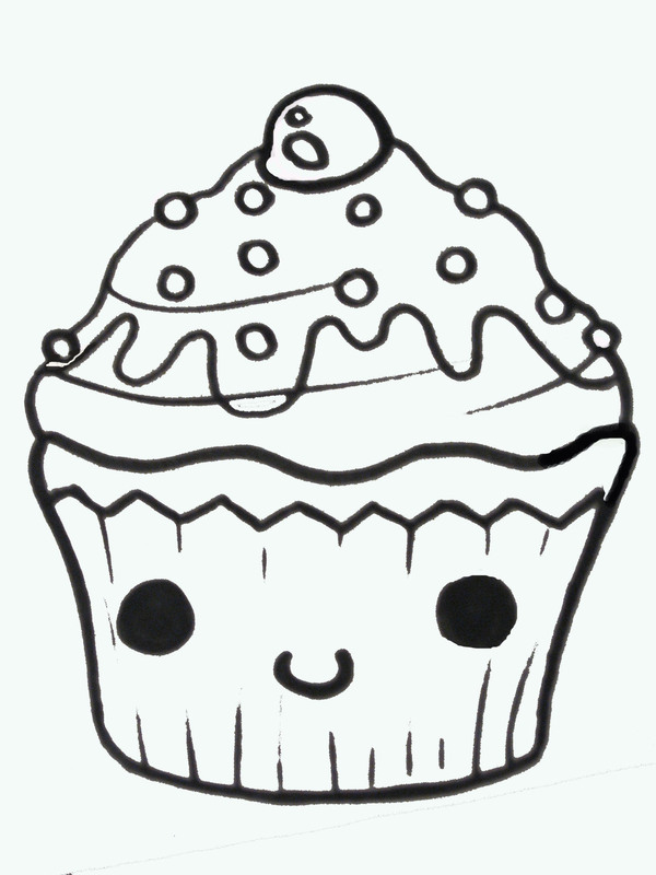 600x800 Cupcake Draw Free Download Clip Art Free Clip Art On Clipart Cute