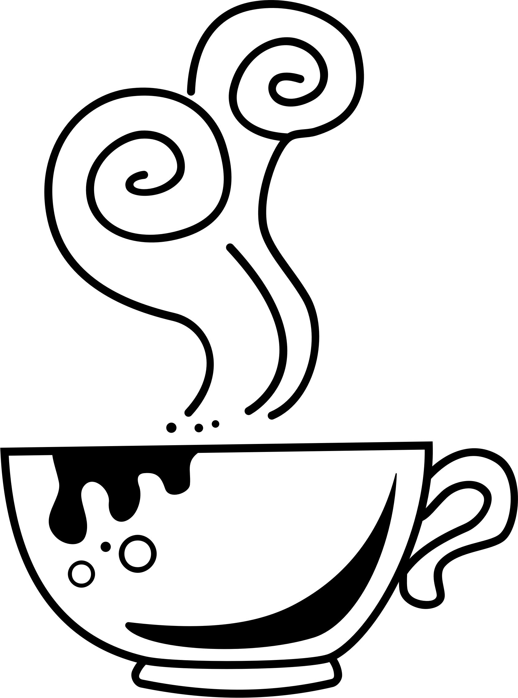 1690x2275 Hand Drawn Coffee Cup Line Art Icons Png