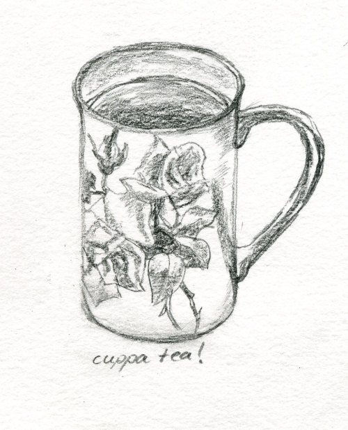 500x618 Arts Amp Stuff Sketch Of My Cup Of Tea.