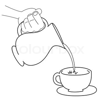 320x320 Splashing And Pouring Water, Bottle, Jug, Glass, Sketch Vector