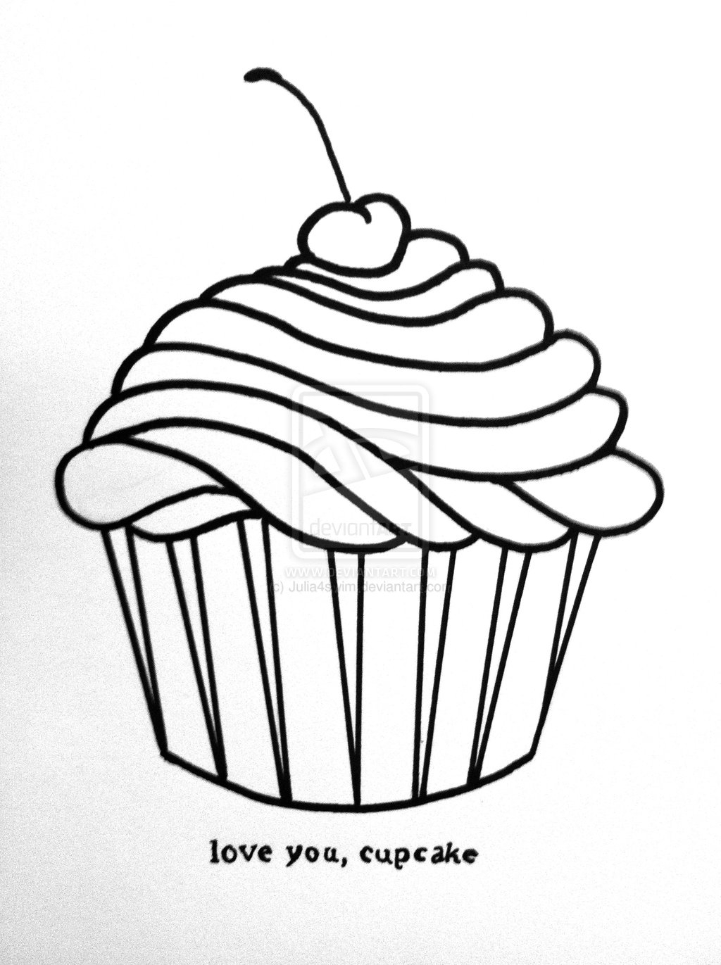 1024x1371 Cupcake Cartoon Drawing How To Draw A Cute Cupcake Free Download