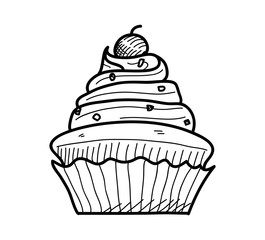 265x240 Search Photos Cupcake Drawing