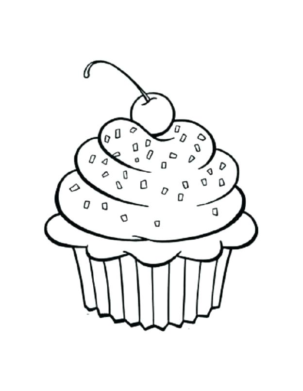 624x806 Coloring Pages Of Cakes And Cupcakes Coloring Pages Of Cupcakes