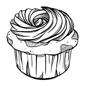 Cupcake Drawing Designs at GetDrawings | Free download