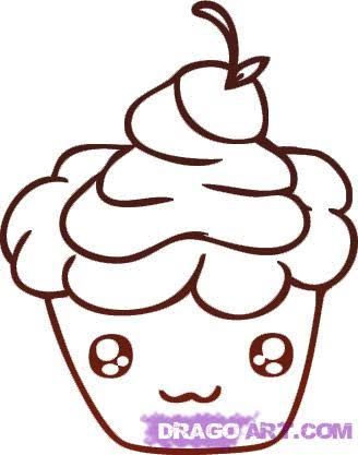 328x417 The Best Cute Cupcake Drawing Ideas On Cupcake